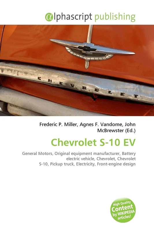 Chevrolet S-10 EV: General Motors, Original equipment manufacturer, Battery electric vehicle, Chevrolet, Chevrolet S-10, Pickup truck, Electricity, Front-engine design - Image 1