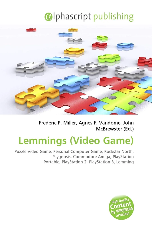 Lemmings (Video Game): Puzzle Video Game, Personal Computer Game, Rockstar North, Psygnosis, Commodore Amiga, PlayStation Portable, PlayStation 2, PlayStation 3, Lemming