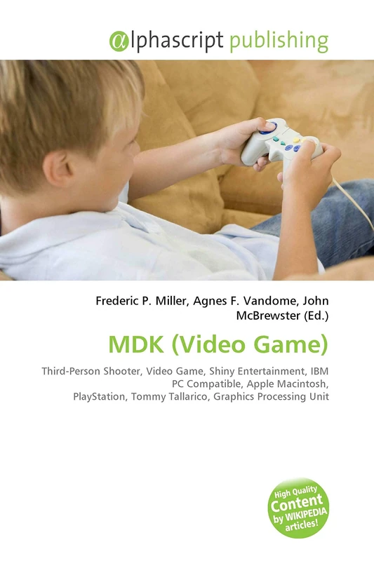 MDK (Video Game): Third-Person Shooter, Video Game, Shiny Entertainment, IBM PC Compatible, Apple Macintosh, PlayStation, Tommy Tallarico, Graphics Processing Unit - Image 1