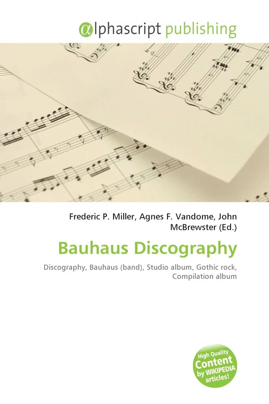 Bauhaus Discography: Discography, Bauhaus (band), Studio album, Gothic rock, Compilation album