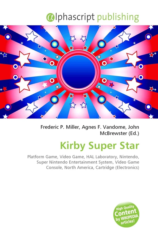 Kirby Super Star: Platform Game, Video Game, HAL Laboratory, Nintendo, Super Nintendo Entertainment System, Video Game Console, North America, Cartridge (Electronics)