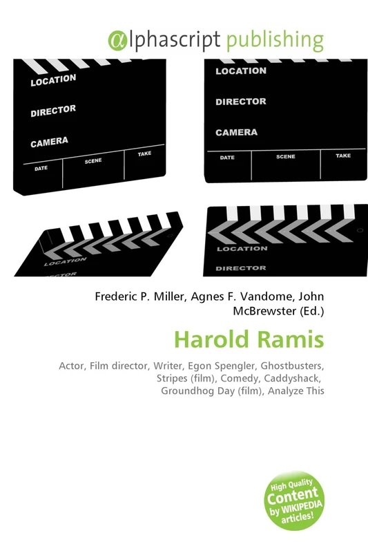 Harold Ramis: Actor, Film director, Writer, Egon Spengler, Ghostbusters, Stripes (film), Comedy, Caddyshack, Groundhog Day (film), Analyze This - Image 1