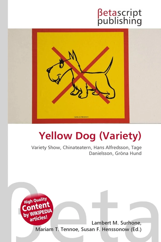 Yellow Dog (Variety): Variety Show, Chinateatern, Hans Alfredsson, Tage Danielsson, Gröna Hund - Image 1