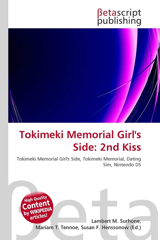 Tokimeki Memorial Girl's Side: 2nd Kiss: Tokimeki Memorial Girl's Side, Tokimeki Memorial, Dating Sim, Nintendo DS