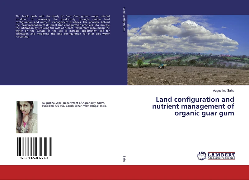 Land configuration and nutrient management of organic guar gum