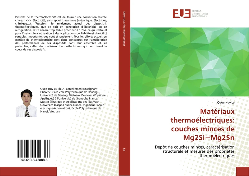 Matériaux thermoélectriques: couches minces de Mg2Si−Mg2Sn: Dépôt de couches minces, caractérisation structurale et mesures des propriétés thermoélectriques