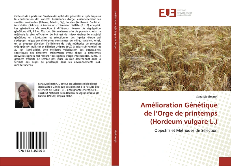 Amélioration Génétique de l’Orge de printemps (Hordeum vulgare L.): Objectifs et Méthodes de Sélection
