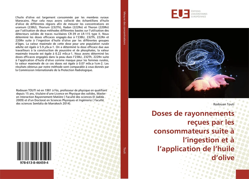 Doses de rayonnements reçues par les consommateurs suite à l’ingestion et à l’application de l’huile d’olive