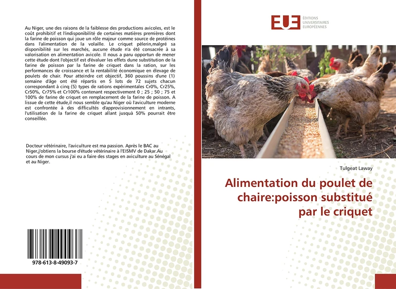 Alimentation du poulet de chaire:poisson substitué par le criquet - Image 1