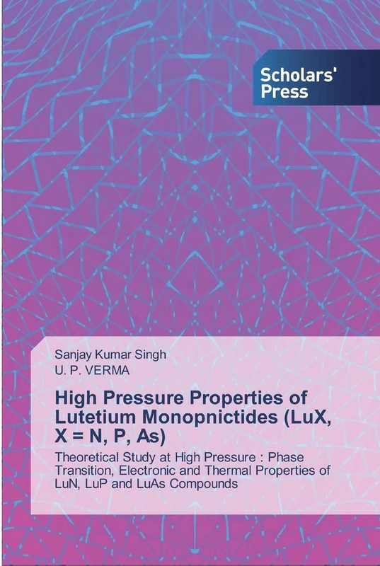 High Pressure Properties of Lutetium Monopnictides (LuX, X = N, P, As): Theoretical Study at High Pressure : Phase Transition, Electronic and Thermal Properties of LuN, LuP and LuAs Compounds