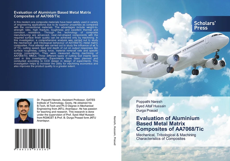 Evaluation of Aluminium Based Metal Matrix Composites of AA7068/Tic: Mechanical, Tribological & Machining Characteristics of Composites
