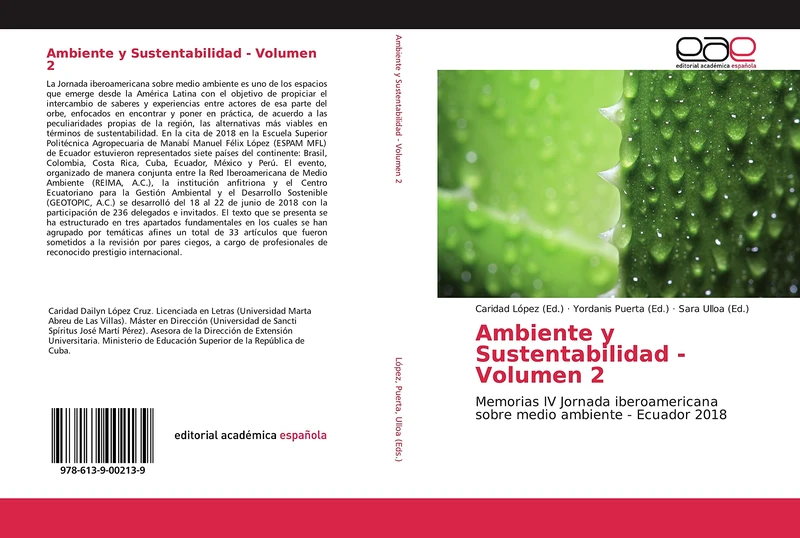 Ambiente y Sustentabilidad - Volumen 2: Memorias IV Jornada iberoamericana sobre medio ambiente - Ecuador 2018