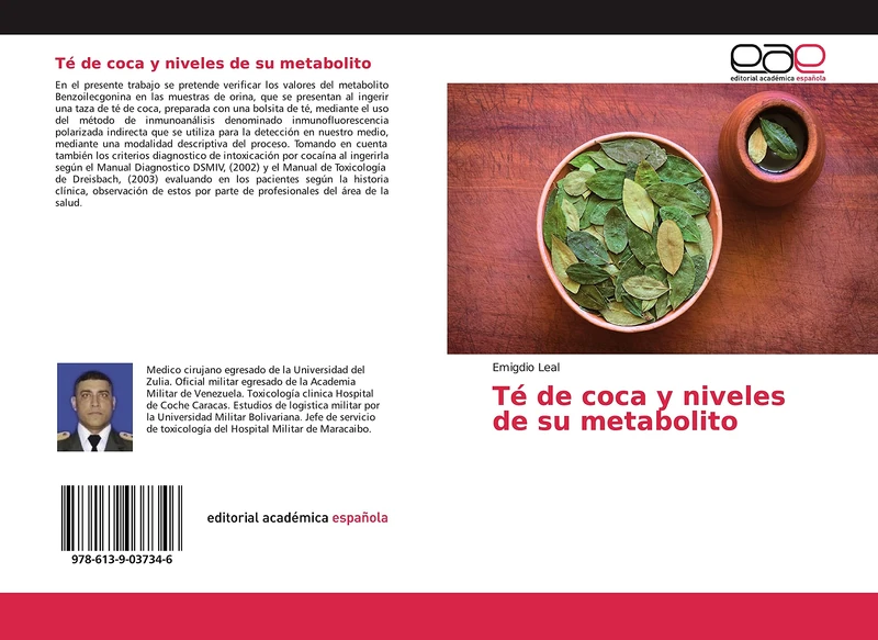 Té de coca y niveles de su metabolito