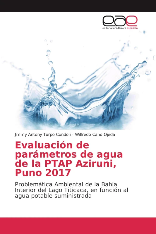 Evaluación de parámetros de agua de la PTAP Aziruni, Puno 2017: Problemática Ambiental de la Bahía Interior del Lago Titicaca, en función al agua potable suministrada