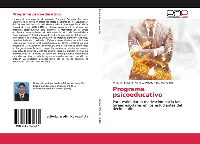 Programa psicoeducativo: Para estimular la motivación hacia las tareas escolares en los estudiantes del décimo año