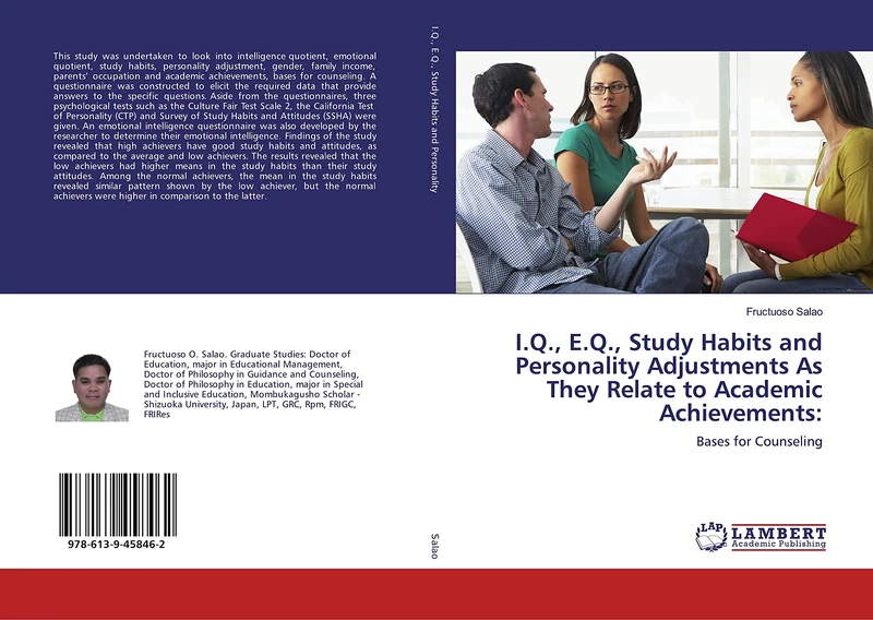 I.Q., E.Q., Study Habits and Personality Adjustments As They Relate to Academic Achievements:: Bases for Counseling