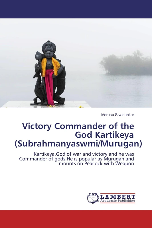 Victory Commander of the God Kartikeya (Subrahmanyaswmi/Murugan): Kartikeya,God of war and victory and he was Commander of gods He is popular as Murugan and mounts on Peacock with Weapon - Image 1
