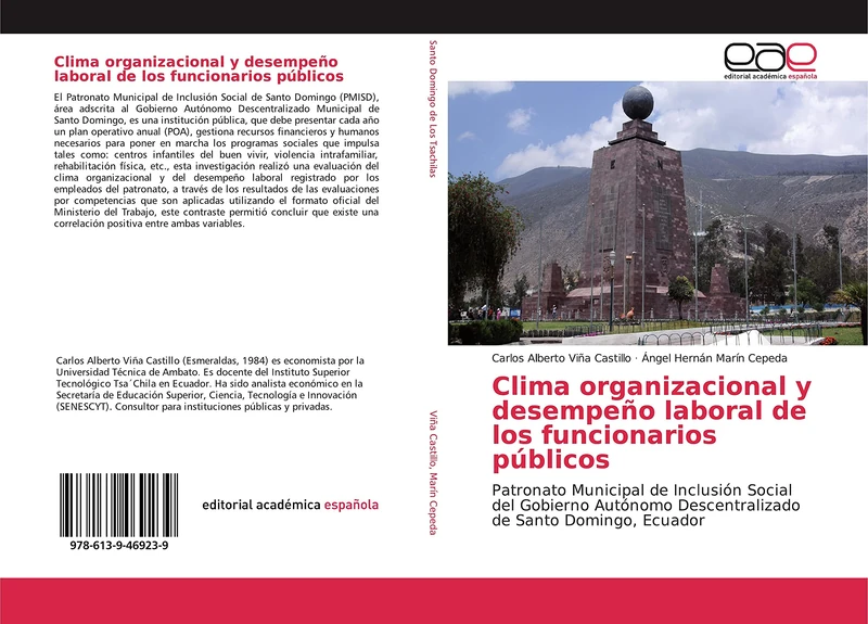 Clima organizacional y desempeño laboral de los funcionarios públicos: Patronato Municipal de Inclusión Social del Gobierno Autónomo Descentralizado de Santo Domingo, Ecuador - Image 1