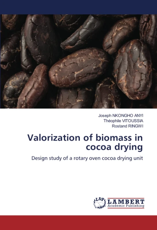 Valorization of biomass in cocoa drying: Design study of a rotary oven cocoa drying unit