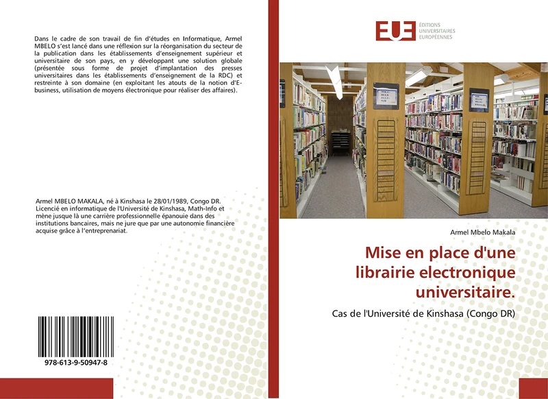 Mise en place d'une librairie electronique universitaire.: Cas de l'Université de Kinshasa (Congo DR)