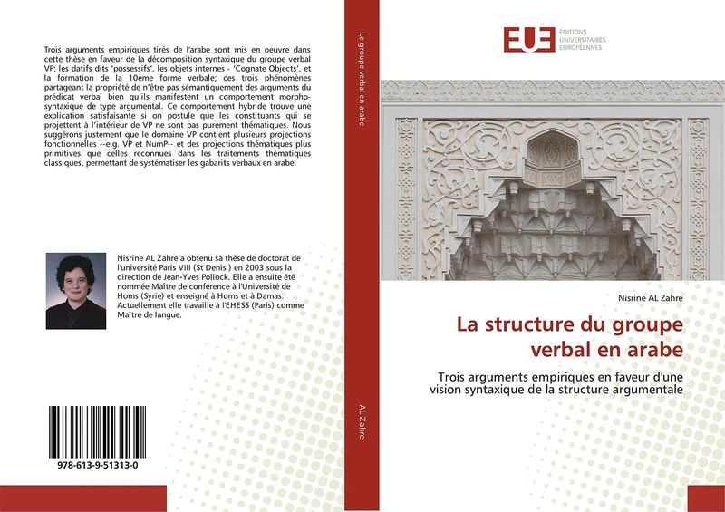 La structure du groupe verbal en arabe: Trois arguments empiriques en faveur d'une vision syntaxique de la structure argumentale