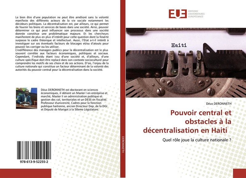 Pouvoir central et obstacles à la décentralisation en Haiti: Quel rôle joue la culture nationale ?