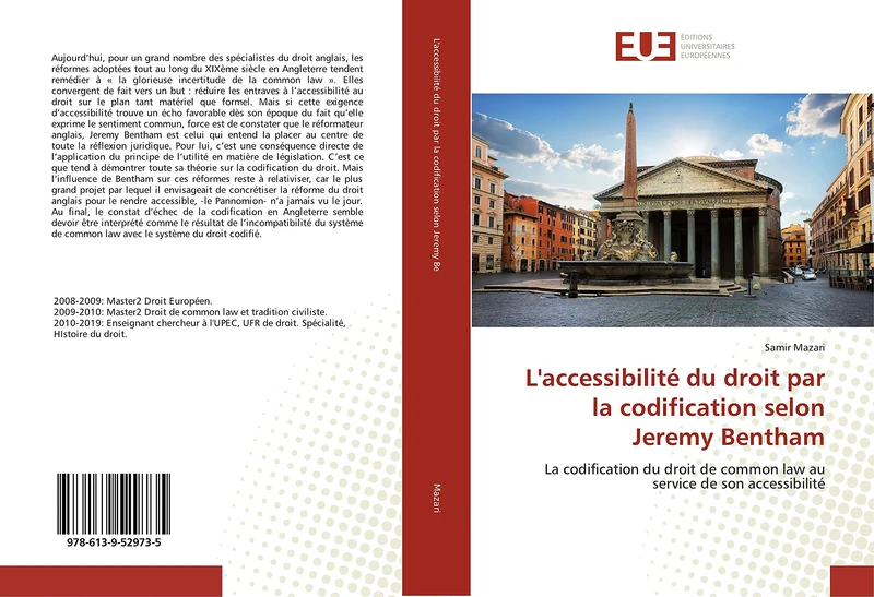 L'accessibilité du droit par la codification selon Jeremy Bentham: La codification du droit de common law au service de son accessibilité - Image 1