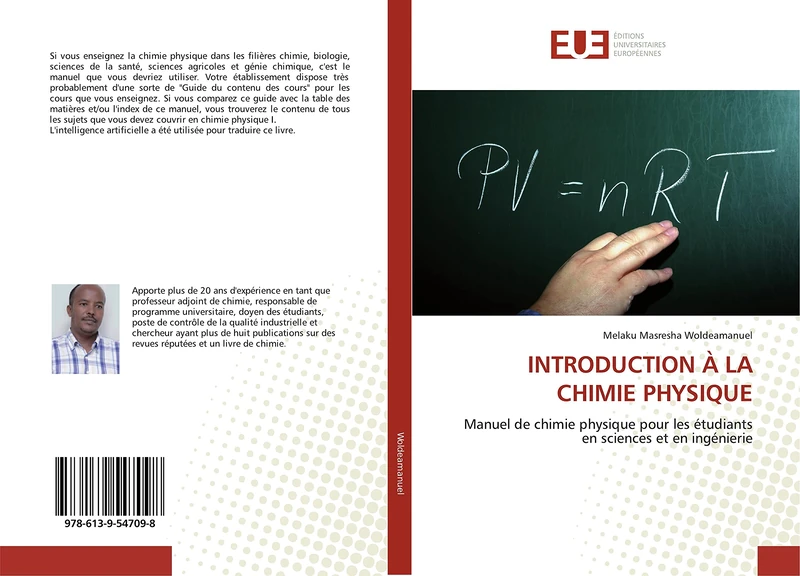 INTRODUCTION À LA CHIMIE PHYSIQUE: Manuel de chimie physique pour les étudiants en sciences et en ingénierie