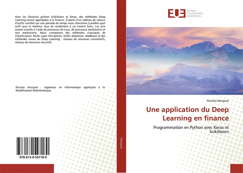 Une application du Deep Learning en finance: Programmation en Python avec Keras et Scikitlearn - Image 1