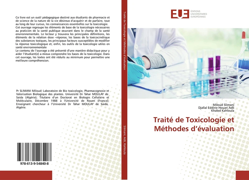 Traité de Toxicologie et Méthodes d’évaluation