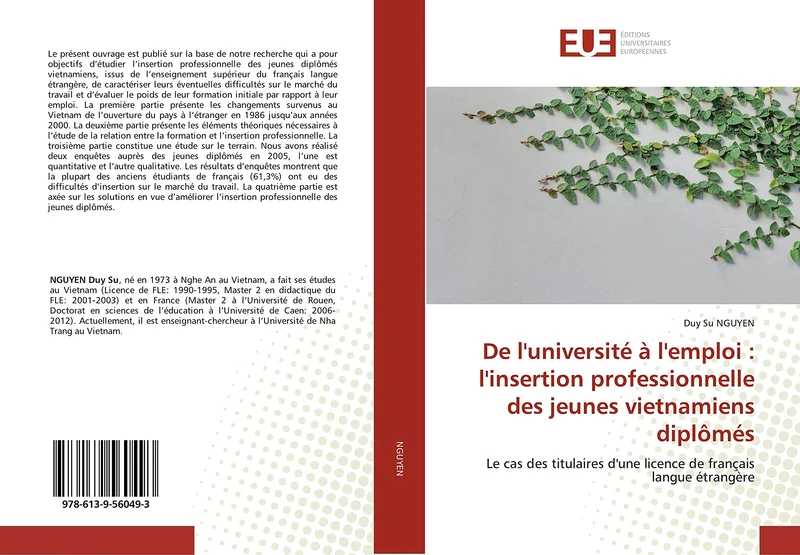 De l'université à l'emploi : l'insertion professionnelle des jeunes vietnamiens diplômés: Le cas des titulaires d'une licence de français langue étrangère