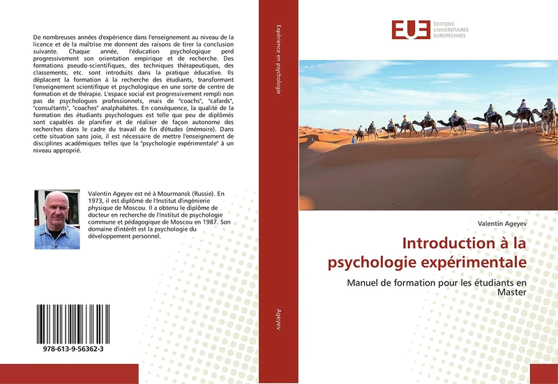 Introduction à la psychologie expérimentale: Manuel de formation pour les étudiants en Master