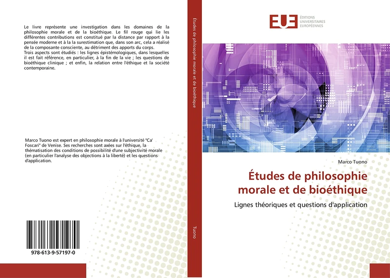Études de philosophie morale et de bioéthique: Lignes théoriques et questions d'application - Image 1
