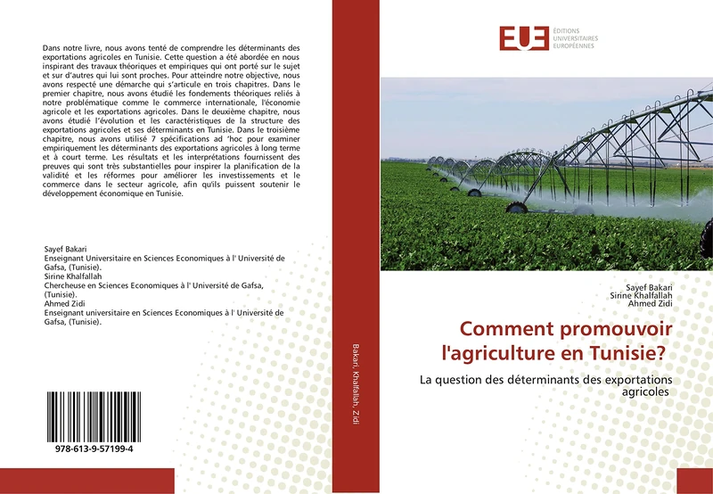 Comment promouvoir l'agriculture en Tunisie?: La question des déterminants des exportations agricoles