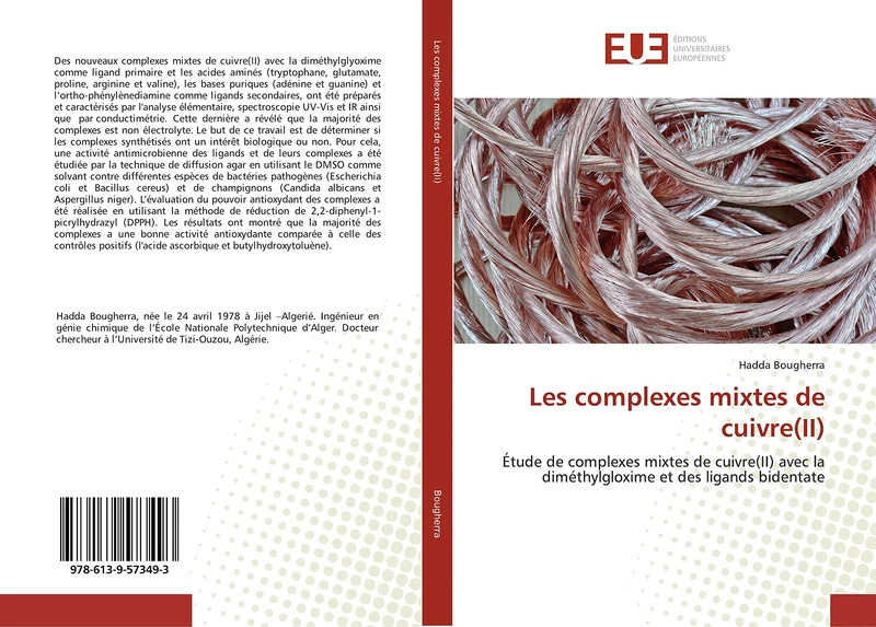 Les complexes mixtes de cuivre(II): Étude de complexes mixtes de cuivre(II) avec la diméthylgloxime et des ligands bidentate