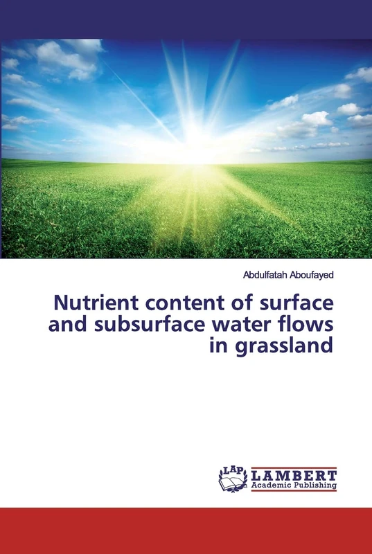 Nutrient content of surface and subsurface water flows in grassland