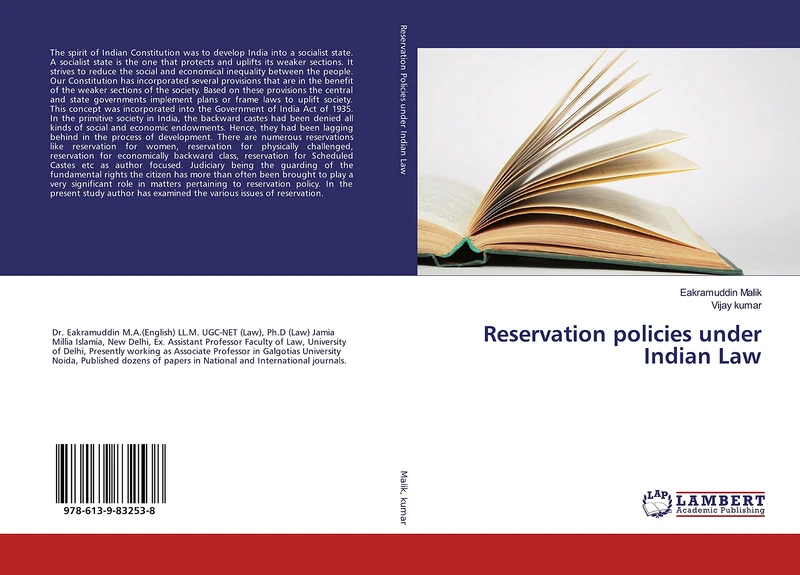 Reservation policies under Indian Law