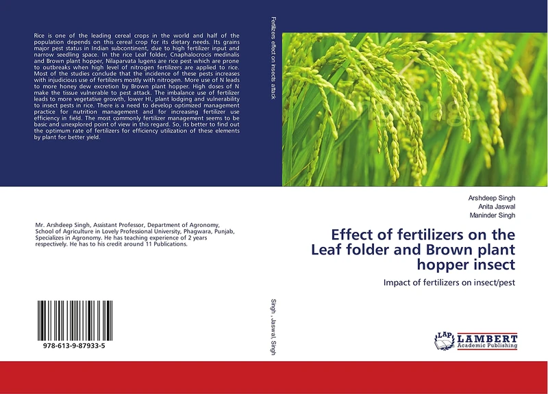 Effect of fertilizers on the Leaf folder and Brown plant hopper insect: Impact of fertilizers on insect/pest - Image 1