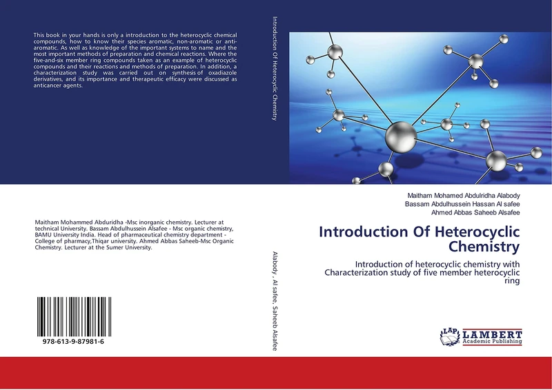 Introduction Of Heterocyclic Chemistry: Introduction of heterocyclic chemistry with Characterization study of five member heterocyclic ring