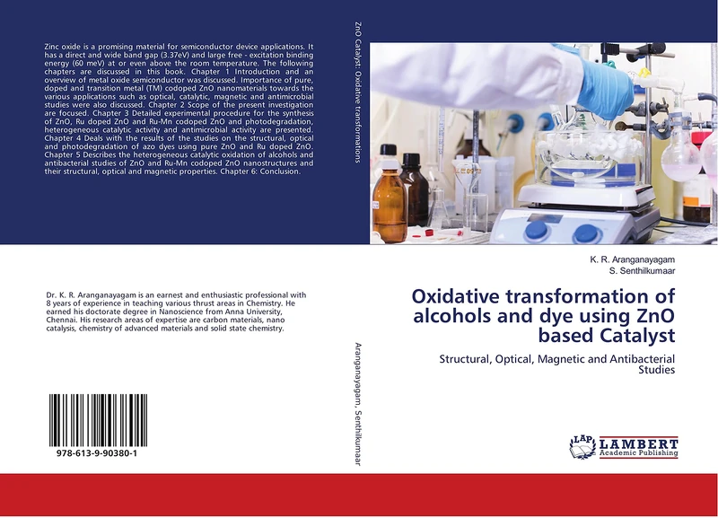 Oxidative transformation of alcohols and dye using ZnO based Catalyst: Structural, Optical, Magnetic and Antibacterial Studies