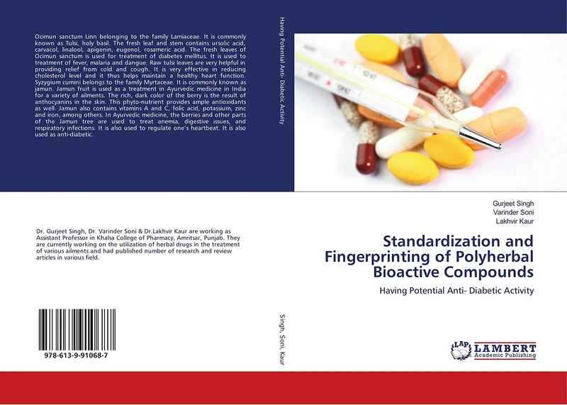 Standardization and Fingerprinting of Polyherbal Bioactive Compounds: Having Potential Anti- Diabetic Activity