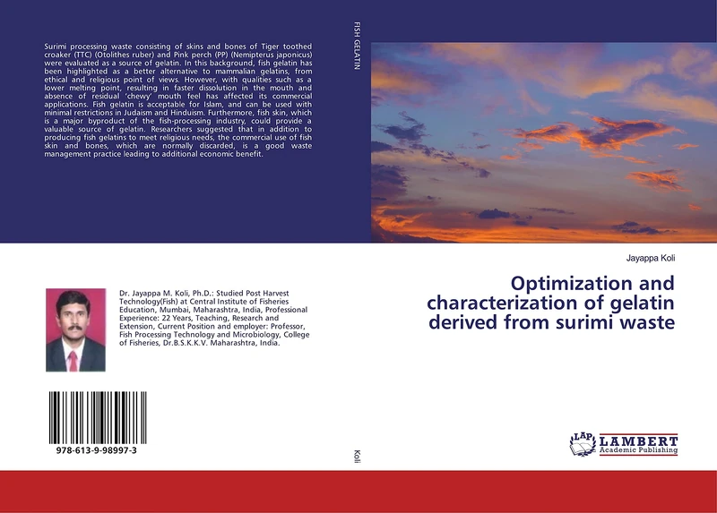 Optimization and characterization of gelatin derived from surimi waste - Image 1
