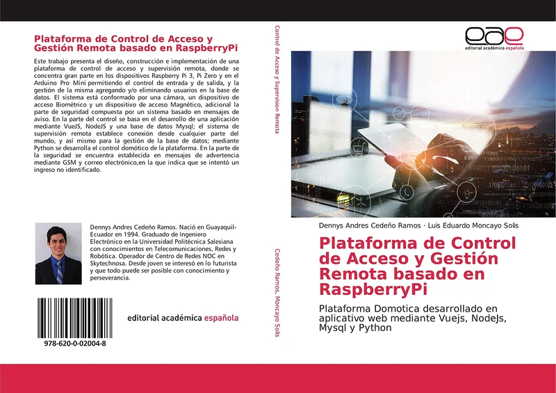 Plataforma de Control de Acceso y Gestión Remota basado en RaspberryPi: Plataforma Domotica desarrollado en aplicativo web mediante Vuejs, NodeJs, Mysql y Python - Image 1