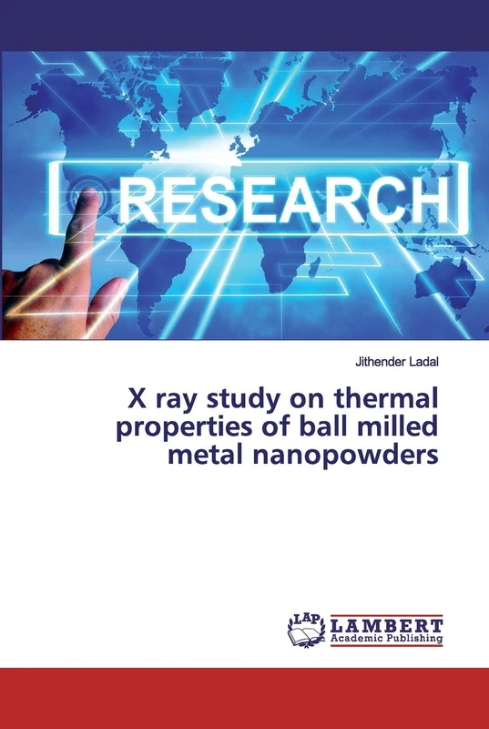 X ray study on thermal properties of ball milled metal nanopowders
