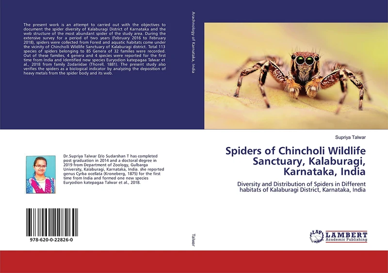 Spiders of Chincholi Wildlife Sanctuary, Kalaburagi, Karnataka, India: Diversity and Distribution of Spiders in Different habitats of Kalaburagi District, Karnataka, India