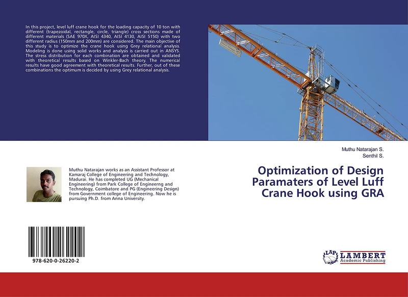 Optimization of Design Paramaters of Level Luff Crane Hook using GRA - Image 1