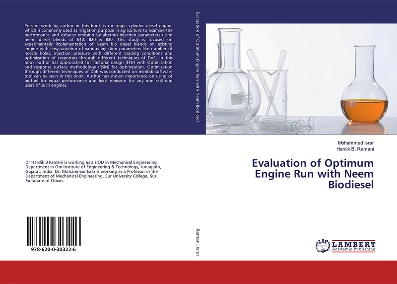 Evaluation of Optimum Engine Run with Neem Biodiesel