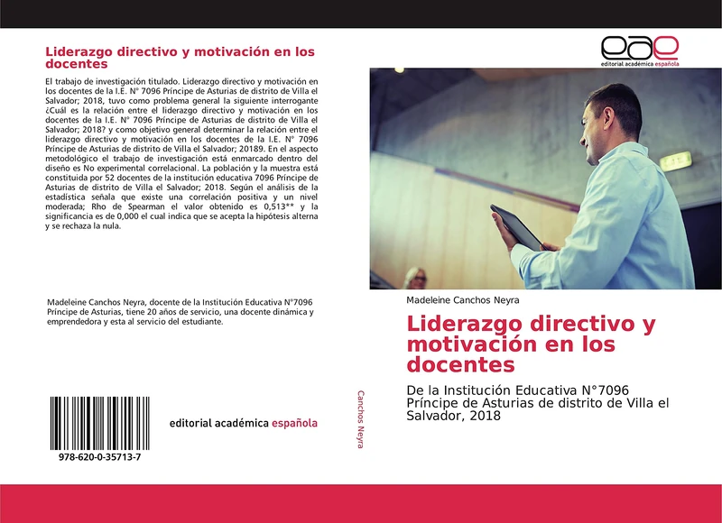 Liderazgo directivo y motivación en los docentes: De la Institución Educativa N°7096 Príncipe de Asturias de distrito de Villa el Salvador, 2018 - Image 1