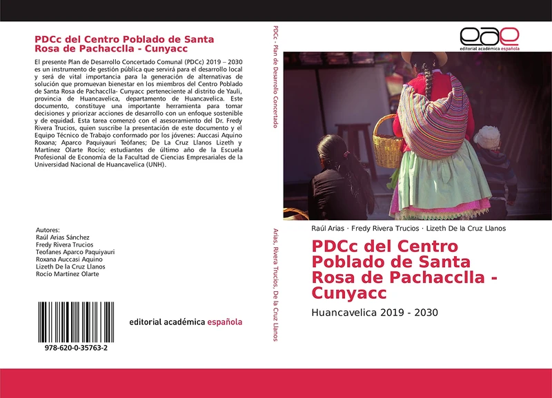 PDCc del Centro Poblado de Santa Rosa de Pachacclla - Cunyacc: Huancavelica 2019 - 2030
