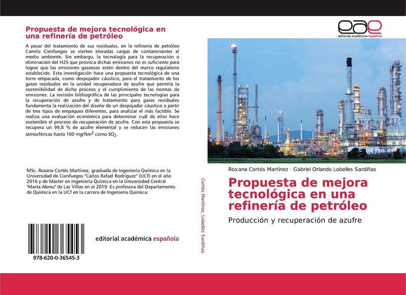 Propuesta de mejora tecnológica en una refinería de petróleo: Producción y recuperación de azufre